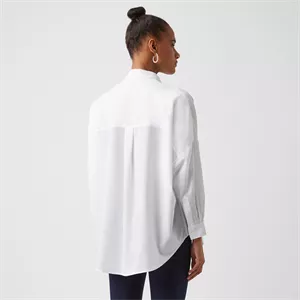French Connection Rhodes Recycled Crepe Popover Shirt